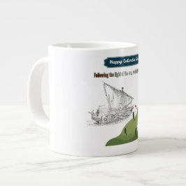 Ehre für Columbus weiß Jumbo-Tasse