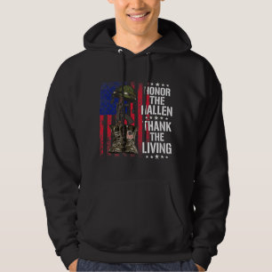 Ehre für die gefallenen Dank an den Tag der Lebend Hoodie
