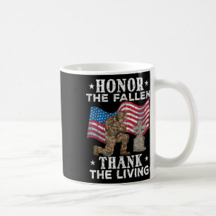 Ehre für die Toten dank der "Living US Flag" Kaffeetasse