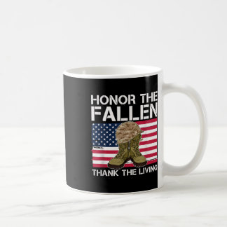 Ehre für die Toten dank der "Living US Flag" Kaffeetasse