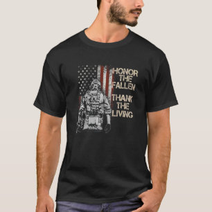 Ehre für die Toten - Danke für die lebendige ameri T-Shirt
