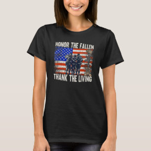 Ehre für die Toten - Danke für die lebendige US-Fl T-Shirt
