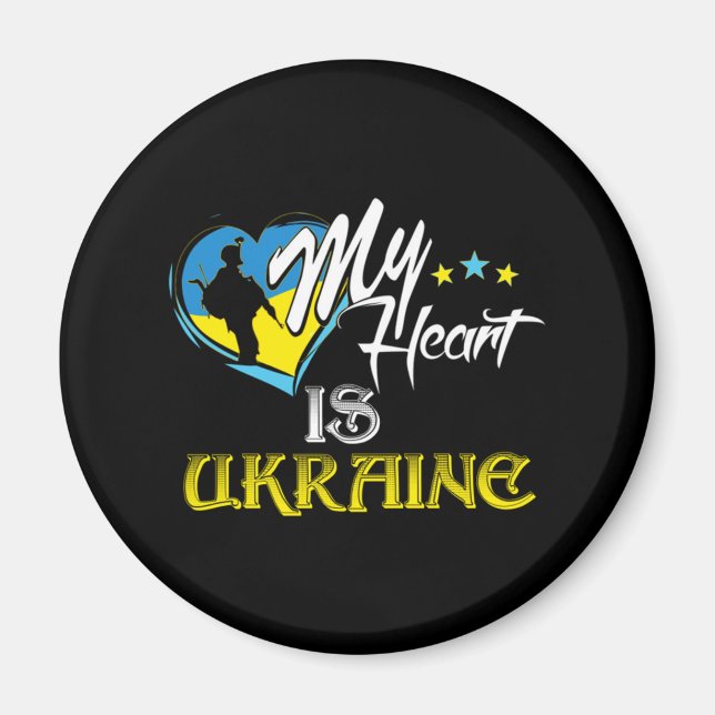 Ehre für ukrainische Soldaten Magnet (Vorne)