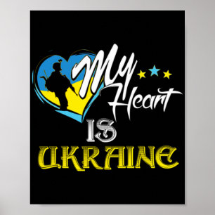 Ehre für ukrainische Soldaten Poster