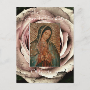 Ehre für unsere Dame von Guadalupe Postkarte