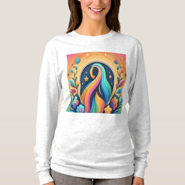 Ehre ihre Liebe, das lange Schläfchen für Frauen T-Shirt (Vorderseite)