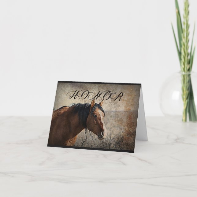 "Ehre" notecards Karte (Vorderseite)