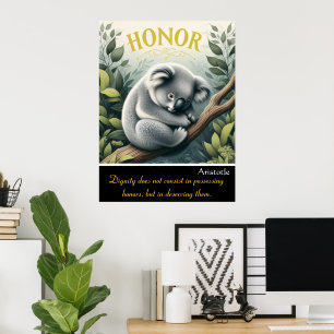 Ehre prevails Amid Koalas sanfte Stille Poster