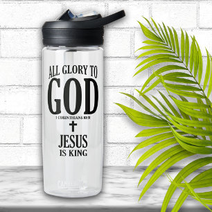 Ehre sei Gott Christlich Trinkflasche