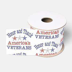 Ehre und Dank an die amerikanischen Veteranen Ribb Ripsband