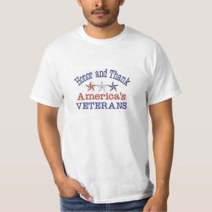 Ehre und Dank an die amerikanischen Veteranen T-Shirt
