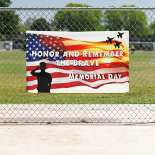 Ehre und Erinnerung an die Tapferkeit Banner