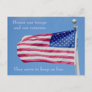 Ehre unsere Poster Postkarte