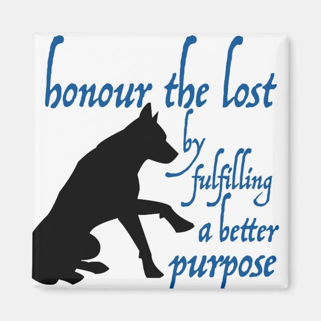 ehren die verloren gegangenen magnet (Vorne)