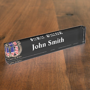 Ehren Sie gefallen - Wappen Namensplakette