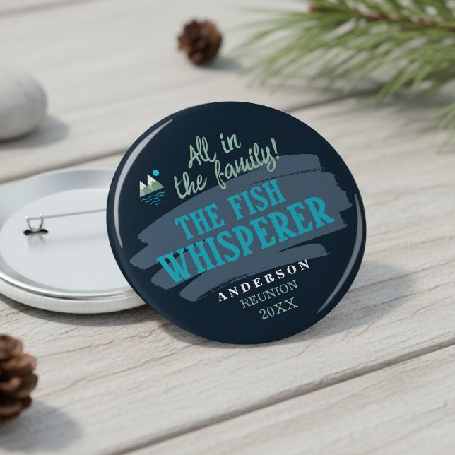 Ehrenamtliche Familiencharaktere Fischflüsterer ID Button (Von Creator hochgeladen)