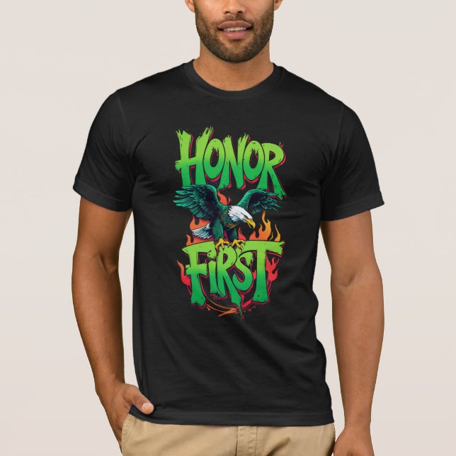 Ehrenhemd First American Eagle Tee Shirt Bold (Vorderseite)