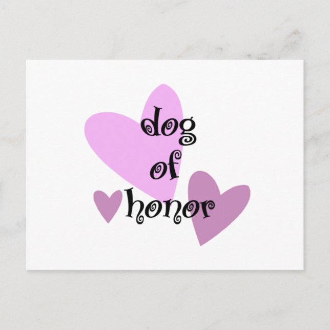 Ehrenhund Postkarte (Vorderseite)