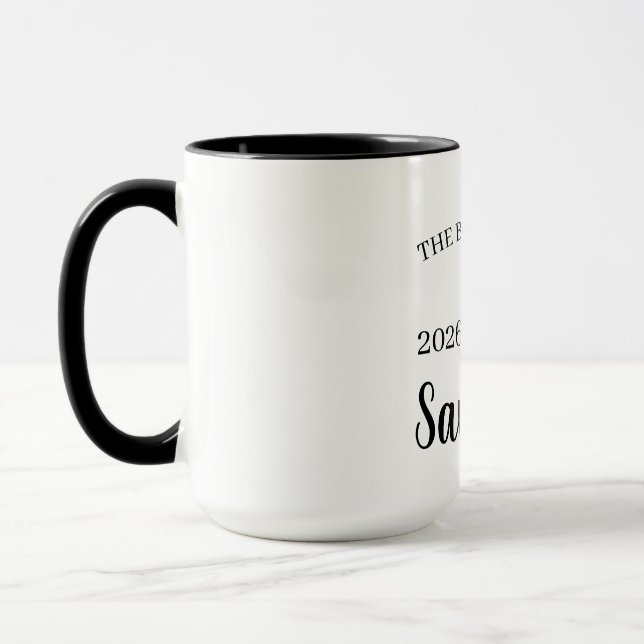 Ehrenjungfer, ich mache Crew, Personalisieren  Tasse (Links)