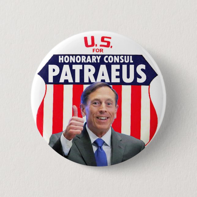 Ehrenkonsul David Patraeu Button (Vorderseite)