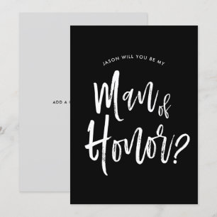 Ehrenmann   Schriftstil Individuelle Hochzeit Einladung