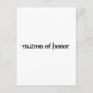 Ehrenmatron Postkarte