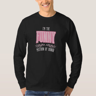 Ehrenmatrone der Damen passende Junggesellinnenabs T-Shirt