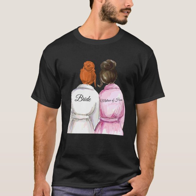 Ehrenmatrone für Hochzeit und Brautparty 5 T-Shirt (Vorderseite)
