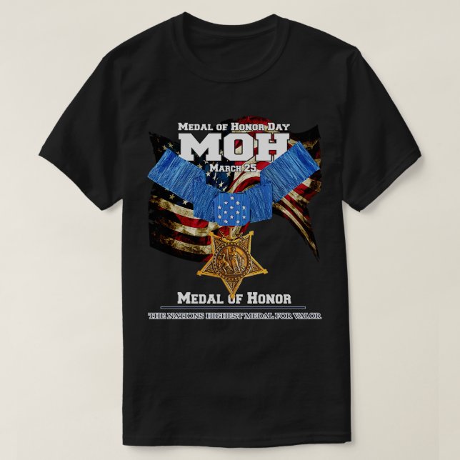 Ehrenmedaille MOH T-Shirt (Design vorne)