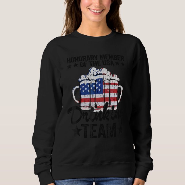 Ehrenmitglied des amerikanischen Getränketeams Ame Sweatshirt (Vorderseite)