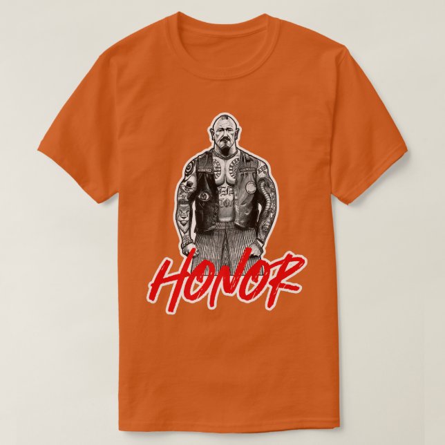 Ehrenracker-Straßenart T-Shirt (Design vorne)