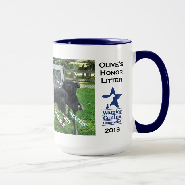 Ehrensänfte-Bank-Tasse Tasse (Rechts)