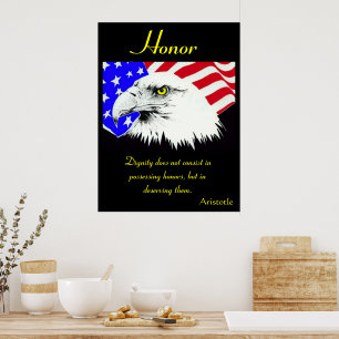 Ehrenschauer unter der Beobachtung von Proud Eagle Poster