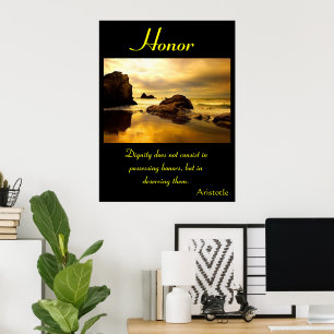 EhrenStirs Amid Seascape's Timeless Rhythm Poster