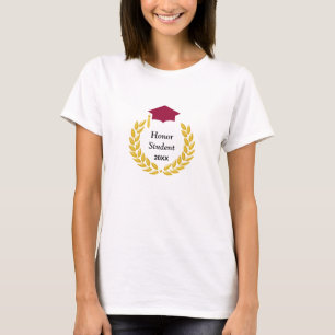 Ehrenstudent mit goldenem Lorbeerkranz T-Shirt