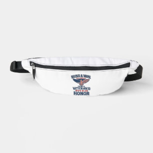 Ehrenvolles patriotisches Adler-Shirt für die Ehef Bauchtasche