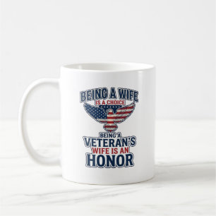 Ehrenvolles patriotisches Adler-Shirt für die Ehef Kaffeetasse