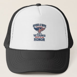 Ehrenvolles patriotisches Adler-Shirt für die Ehef Truckerkappe