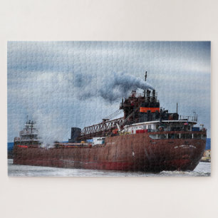 Ehrenwerte James L Oberstar Schiff Duluth Minnesot Puzzle
