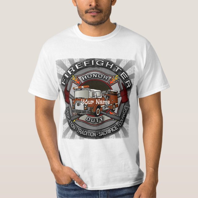 Ehrenzeichen des Feuerwehrmanns T - Shirt (Vorderseite)