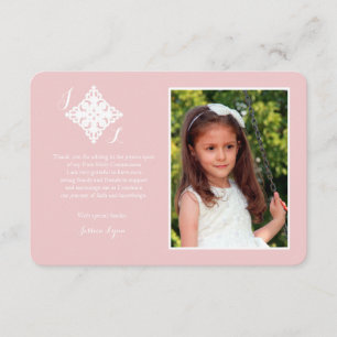 Ehrerbietiges queres religiöses Foto danken Ihnen Dankeskarte