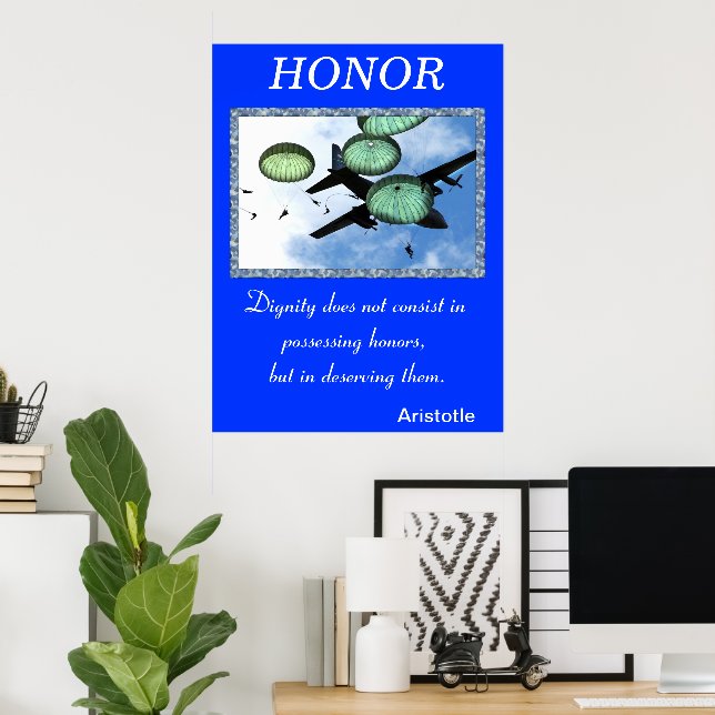 Ehrerbietung für den Edelsteingeiz des Schlachtfel Poster (Heimbüro)