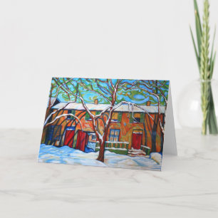 Ehrerbietung Lawren Harris zur Gruß-Karte Karte