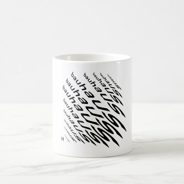 Ehrerbietung zu Bauhaus Coffe Tasse (Mittel)