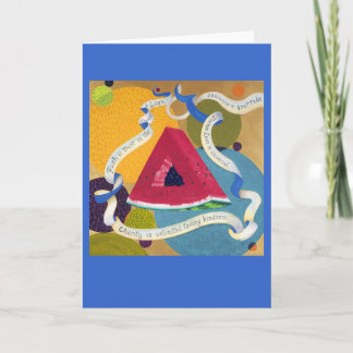 Ehrerbietung zur Gebets-Dreieck KARTE