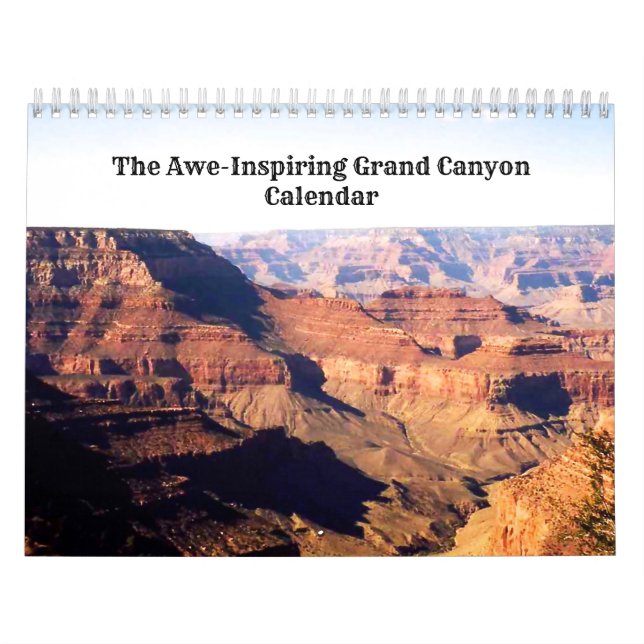 Ehrfurcht-Inspriring Grand Canyon Kalender (Titelbild)