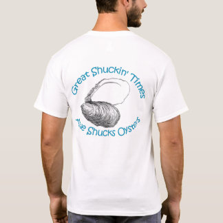Ehrfurcht schält Austern-Logo Shirtt - Männer T-Shirt