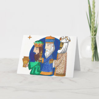 Ehrfurcht und Wunder Feiertagskarte