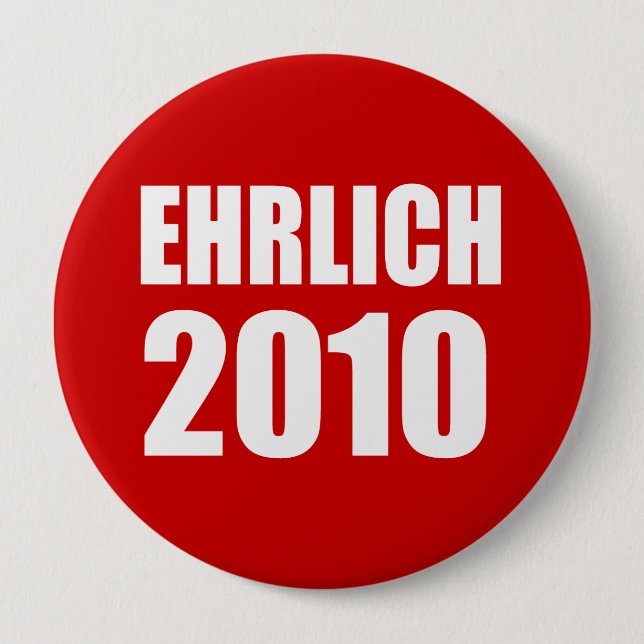EHRLICH 2010 BUTTON (Vorderseite)