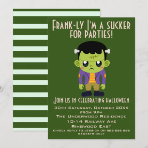 EHRLICH GESAGT BIN ICH EIN FAN VON PARTYS HALLOWEE EINLADUNG